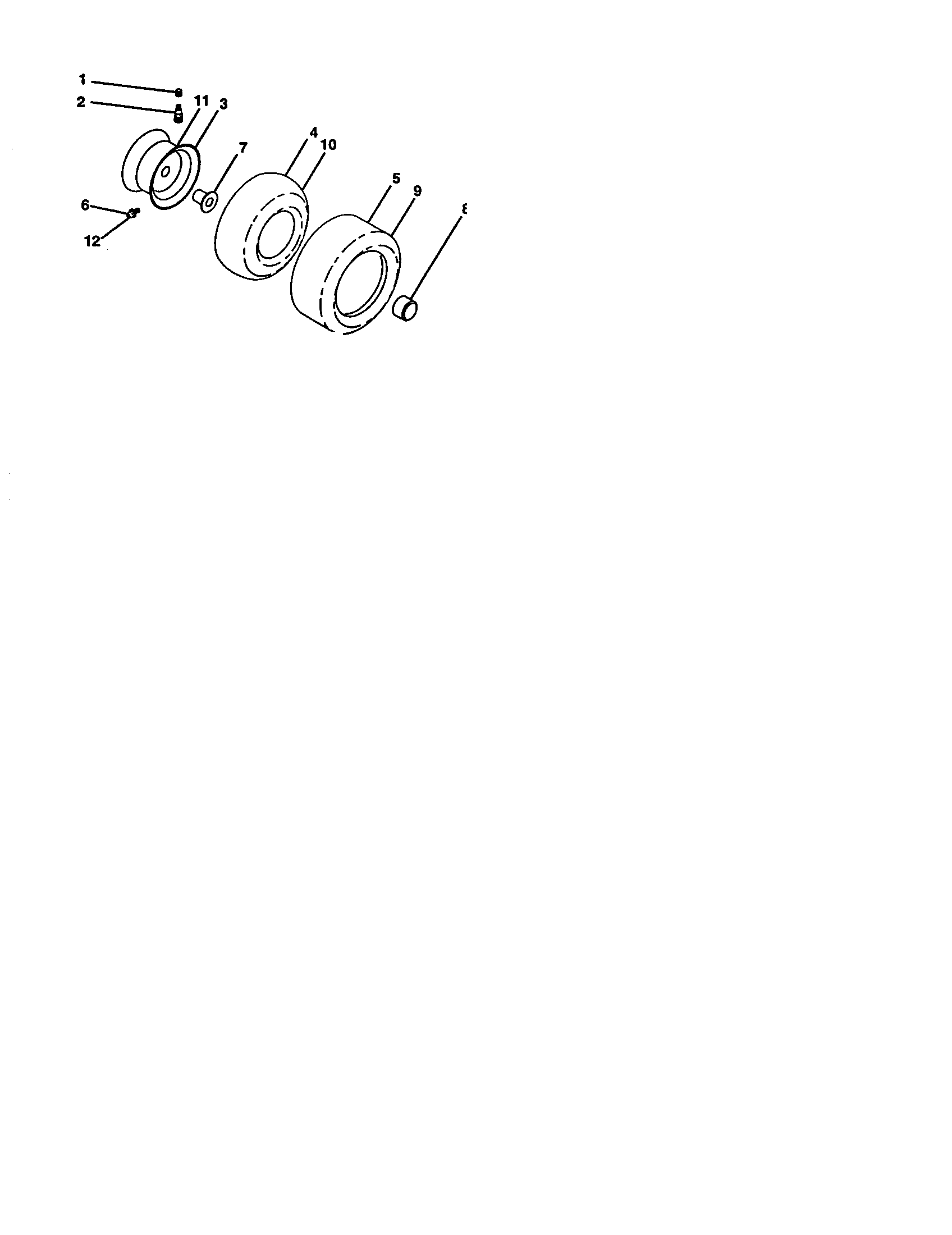 Craftsman 917277480 wheels and tires diagram