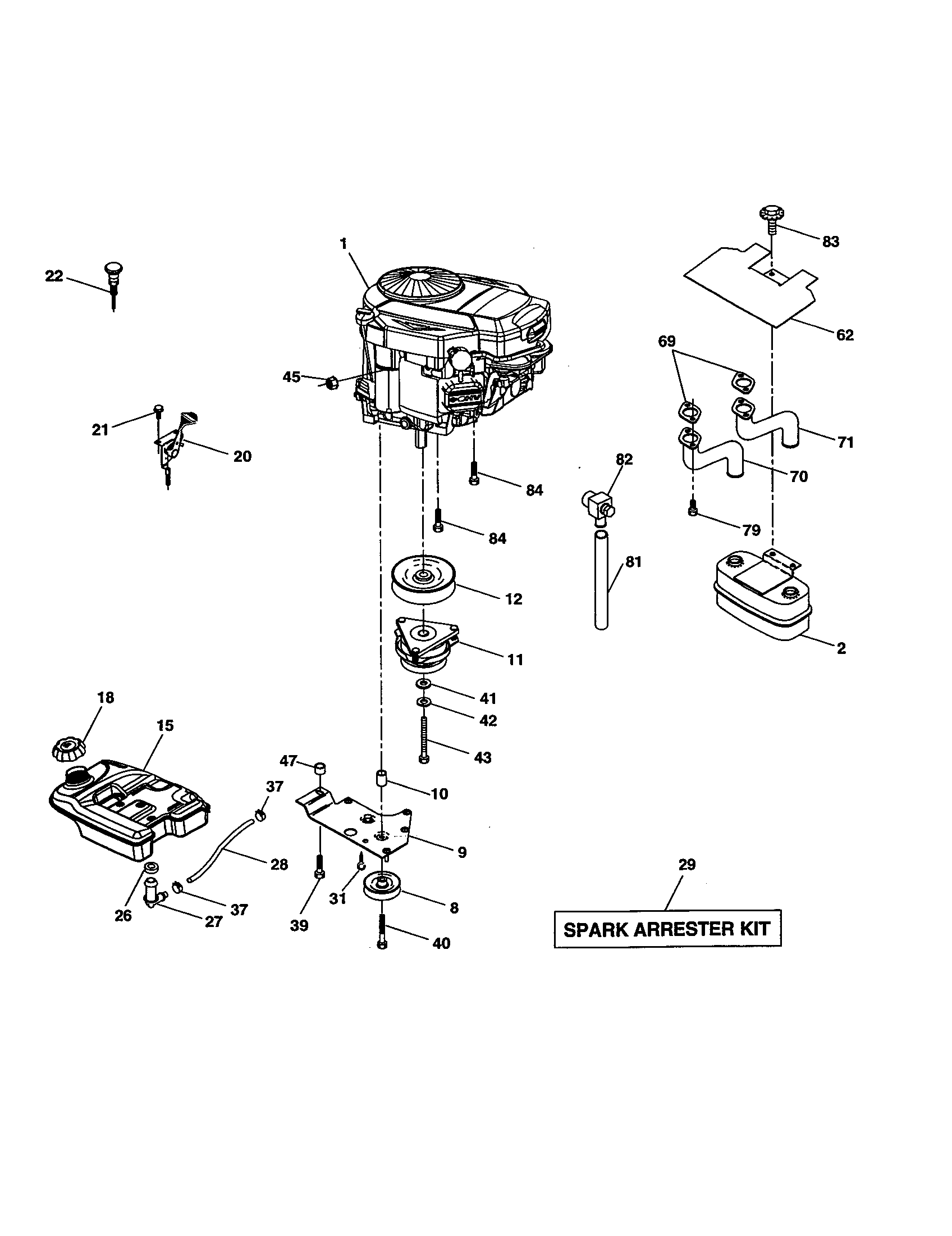 Craftsman 917277480 engine diagram