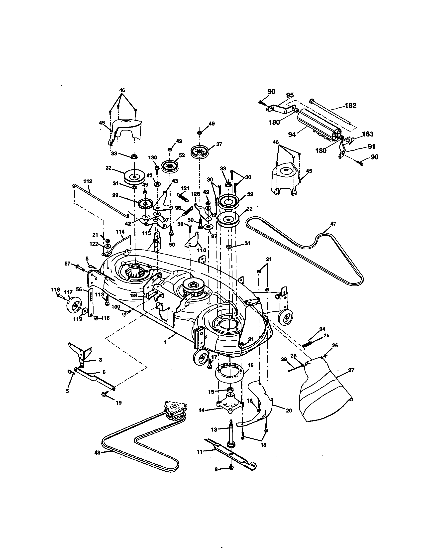 Craftsman 917277480 mower diagram