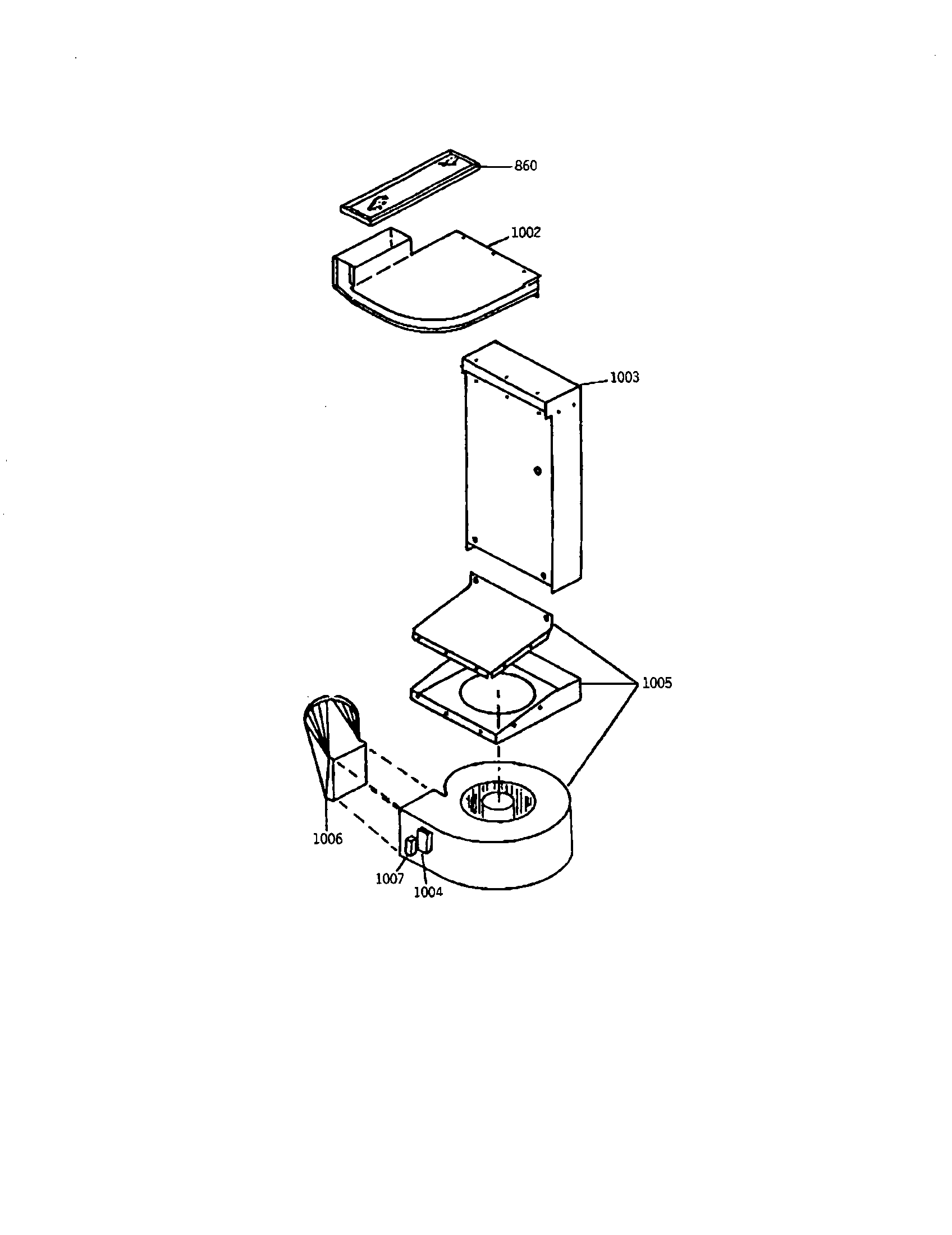 GE JSP69BVBB ventilation diagram