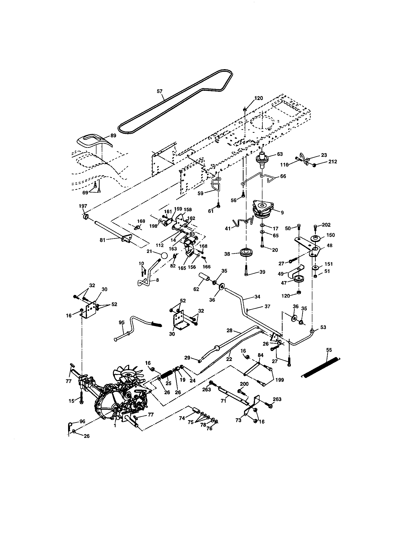 Craftsman 917273622 ground drive diagram