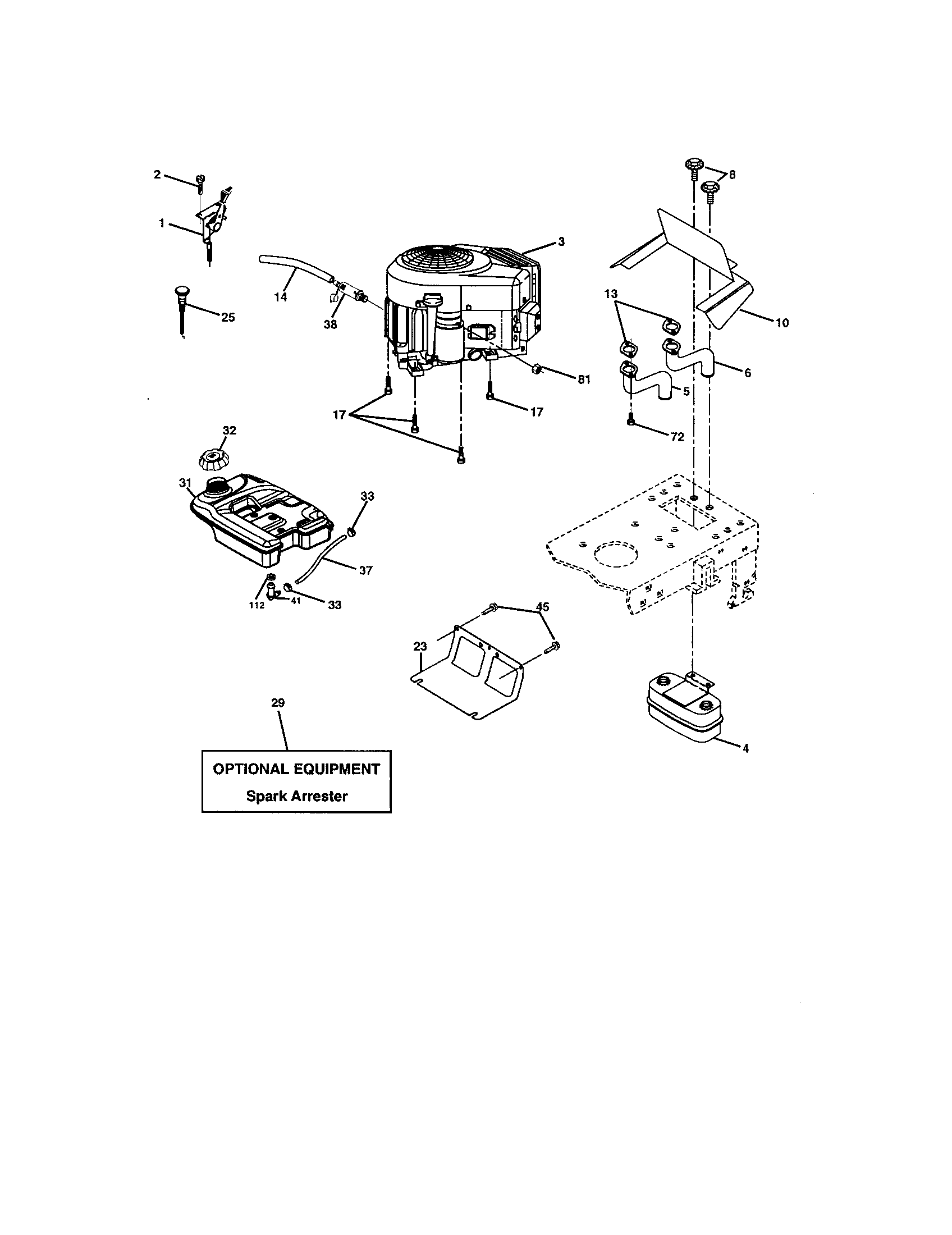 Craftsman 917273622 engine diagram