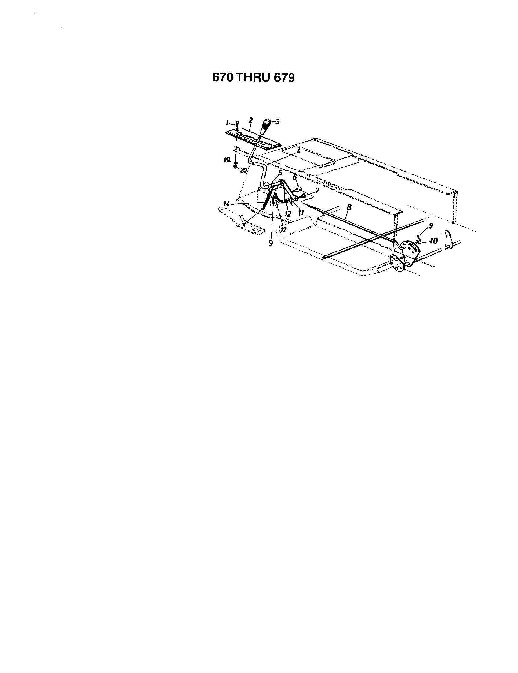 MTD 13AS679G062 speed selector diagram