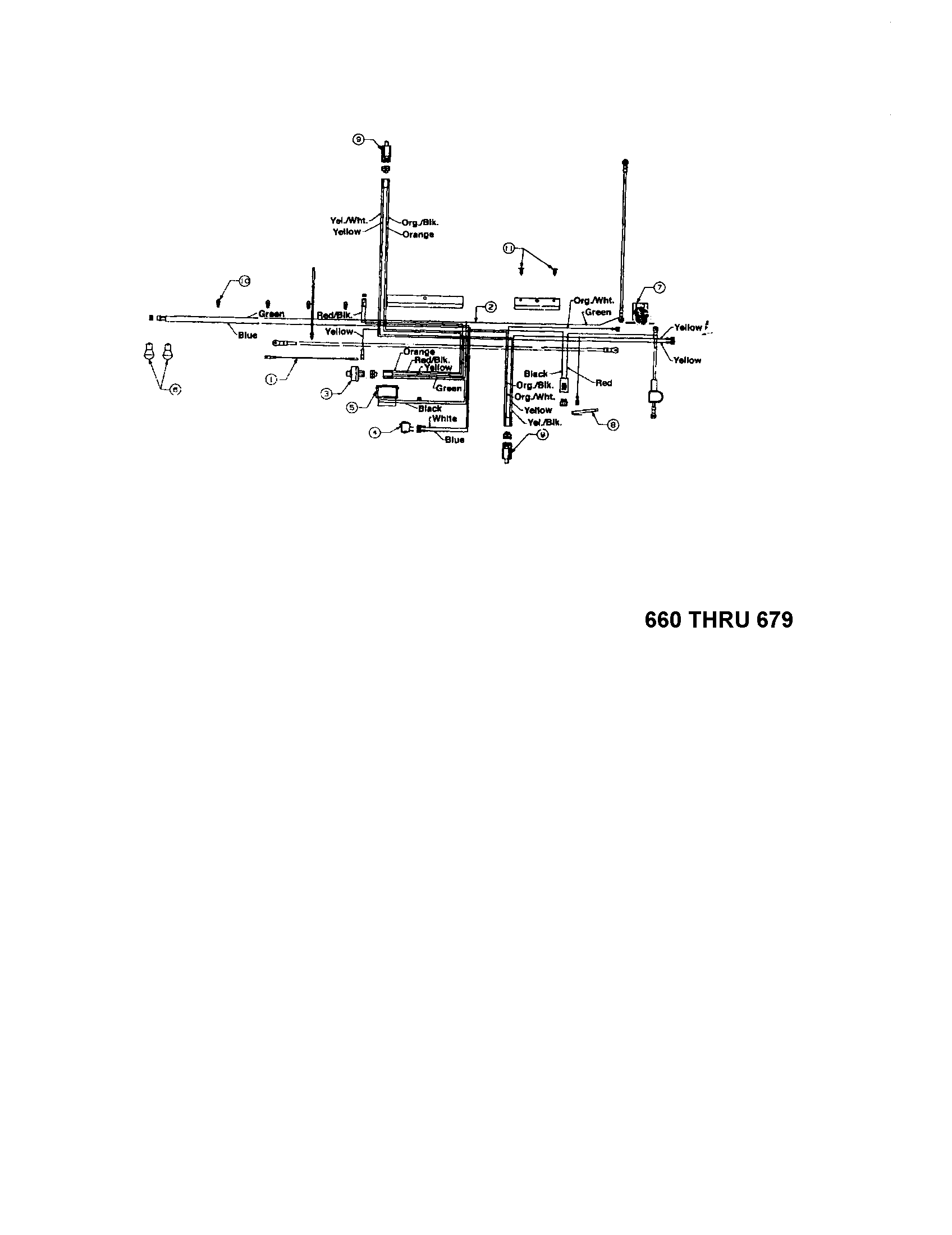 MTD 13AS679G062 single cylinder - wiring diagram