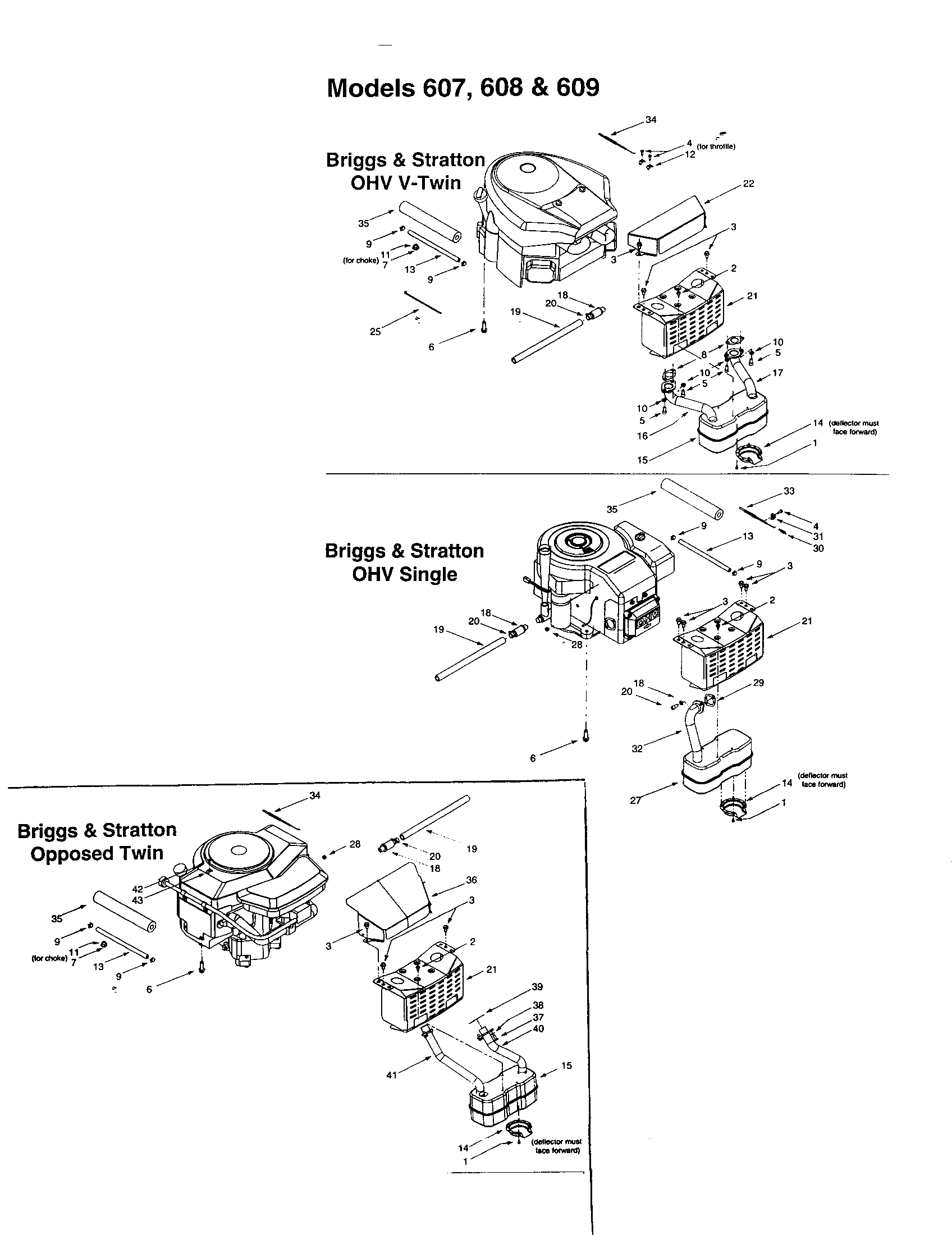 MTD 609 engine accessories diagram