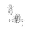 MTD 840 THRU 848 transmission assembly - 618-0301a diagram