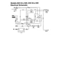MTD 840 THRU 849 electrical schematic diagram
