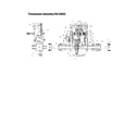 MTD 840 THRU 849 transmission assembly - 618-0301a diagram