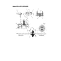 MTD 840 THRU 849 axle / upper housing diagram