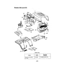 MTD 13AI675H062 hood/grille - 660 and 670 diagram