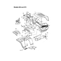 MTD 13AI675H062 hood/grille - 665 and 675 diagram