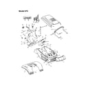 MTD 13AI675H062 hood/grille - 678 diagram