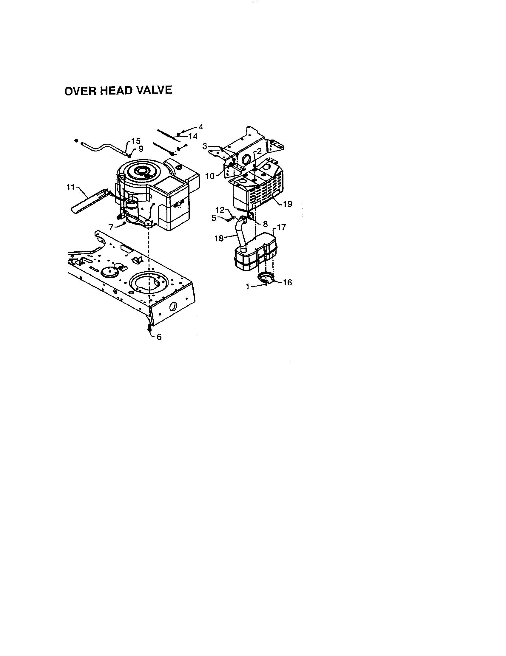 MTD 13AI675H062 hose clamp/muffler/fuel line diagram