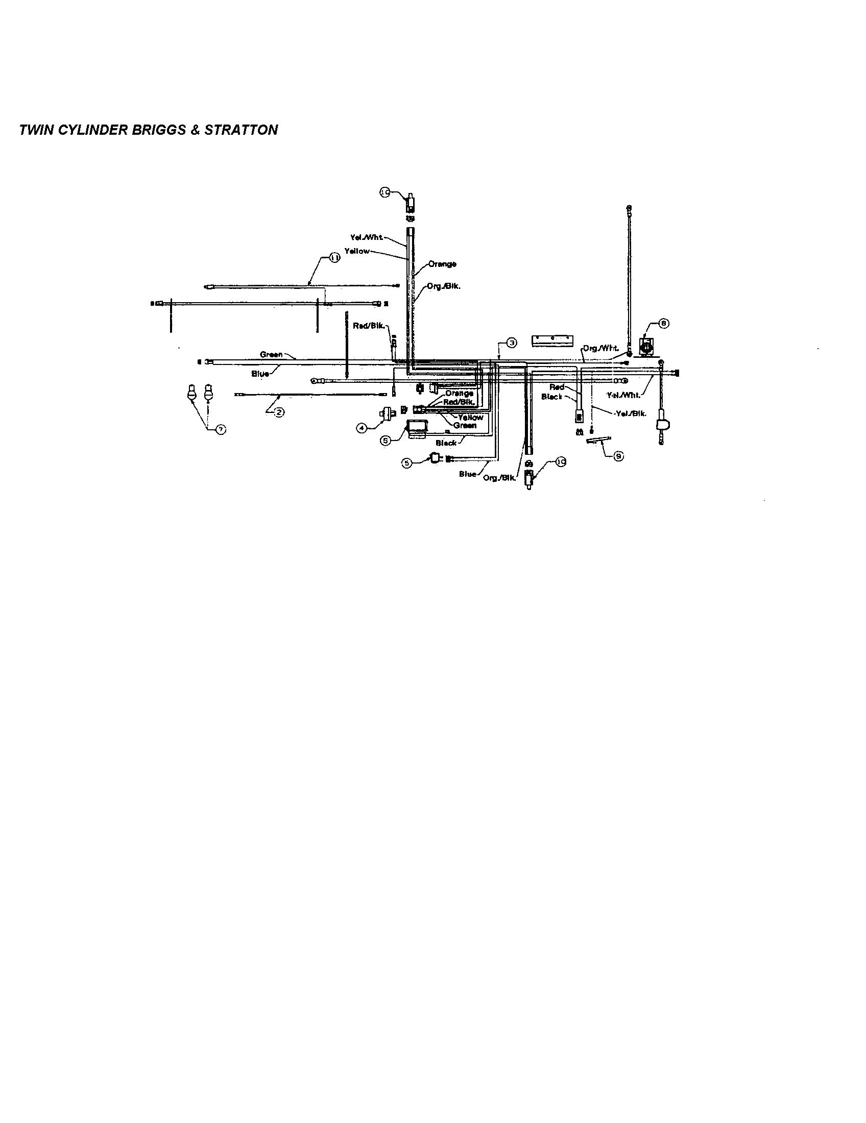 MTD 660 THRU 679 briggs & stratton wiring diagram