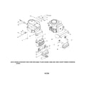 Troybilt V809H engine and muffler heat shields diagram