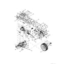 Troybilt V809H transmission/brake assemblies diagram