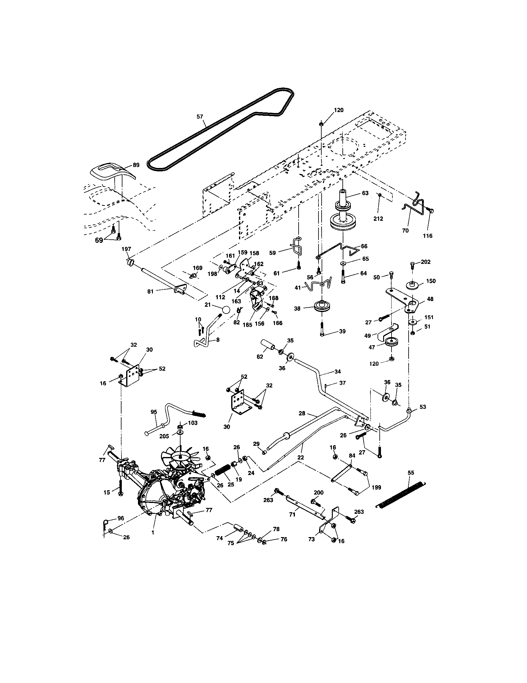 Craftsman 917273802 ground drive diagram