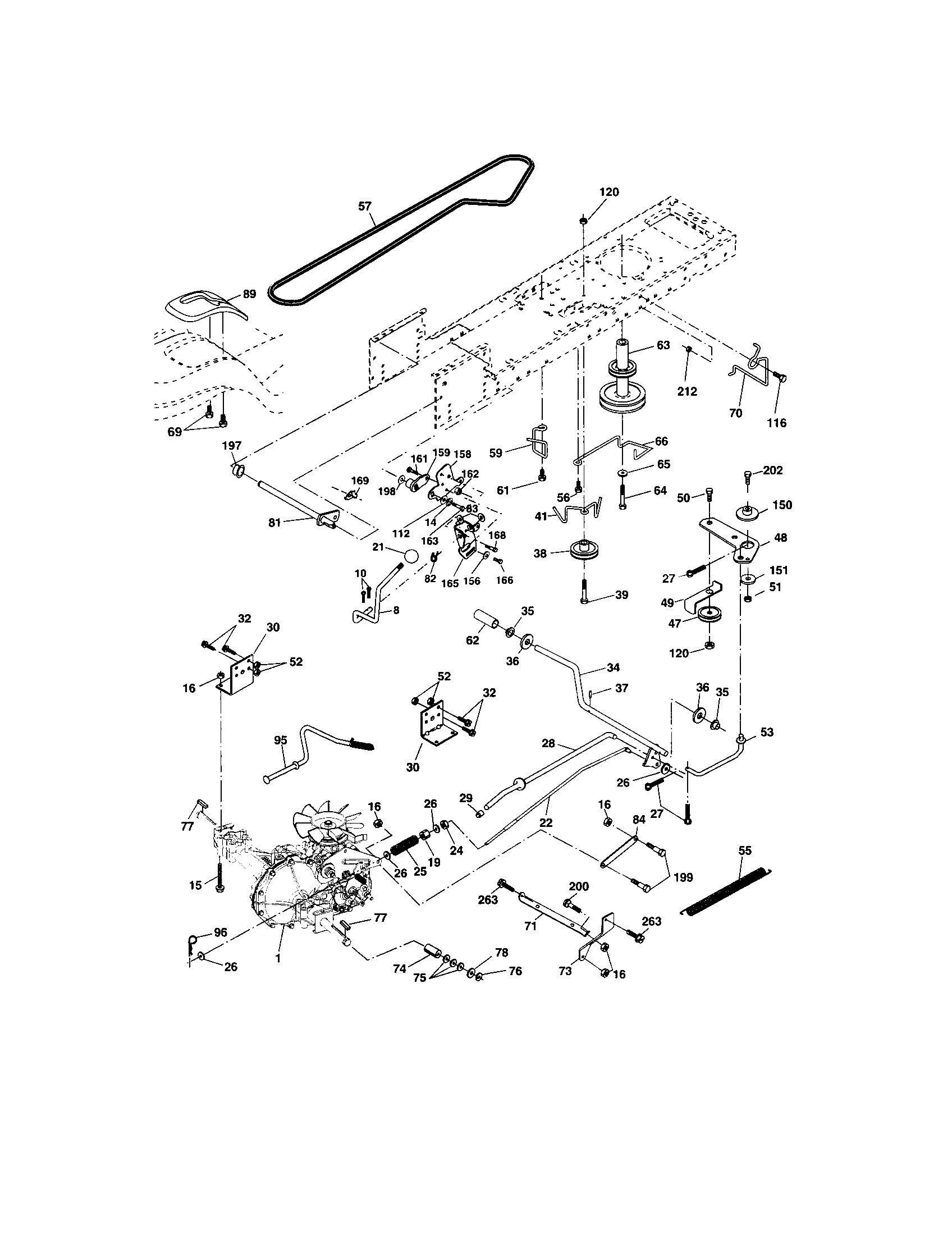 Craftsman 917273762 ground drive diagram