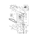Craftsman 917773706 chassis/belt/cover diagram