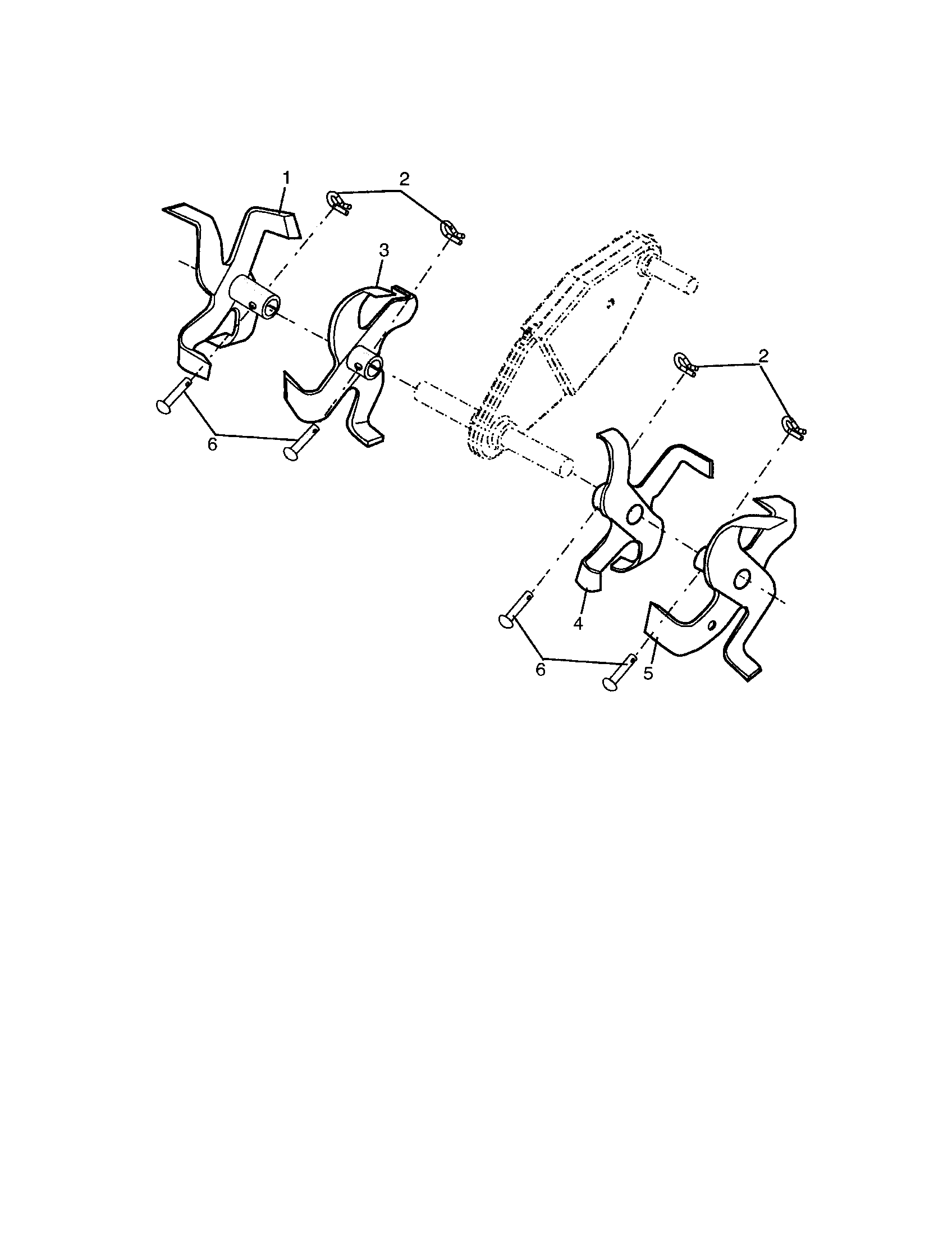 Craftsman 917291481 tine assembly diagram