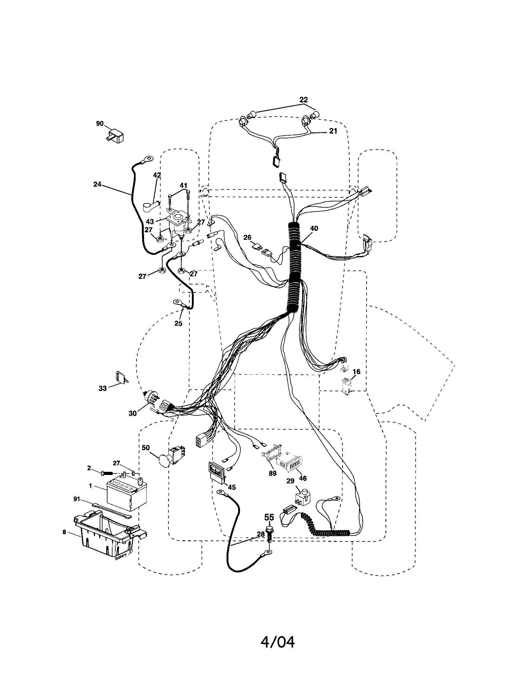 Husqvarna LO21H48E electrical diagram