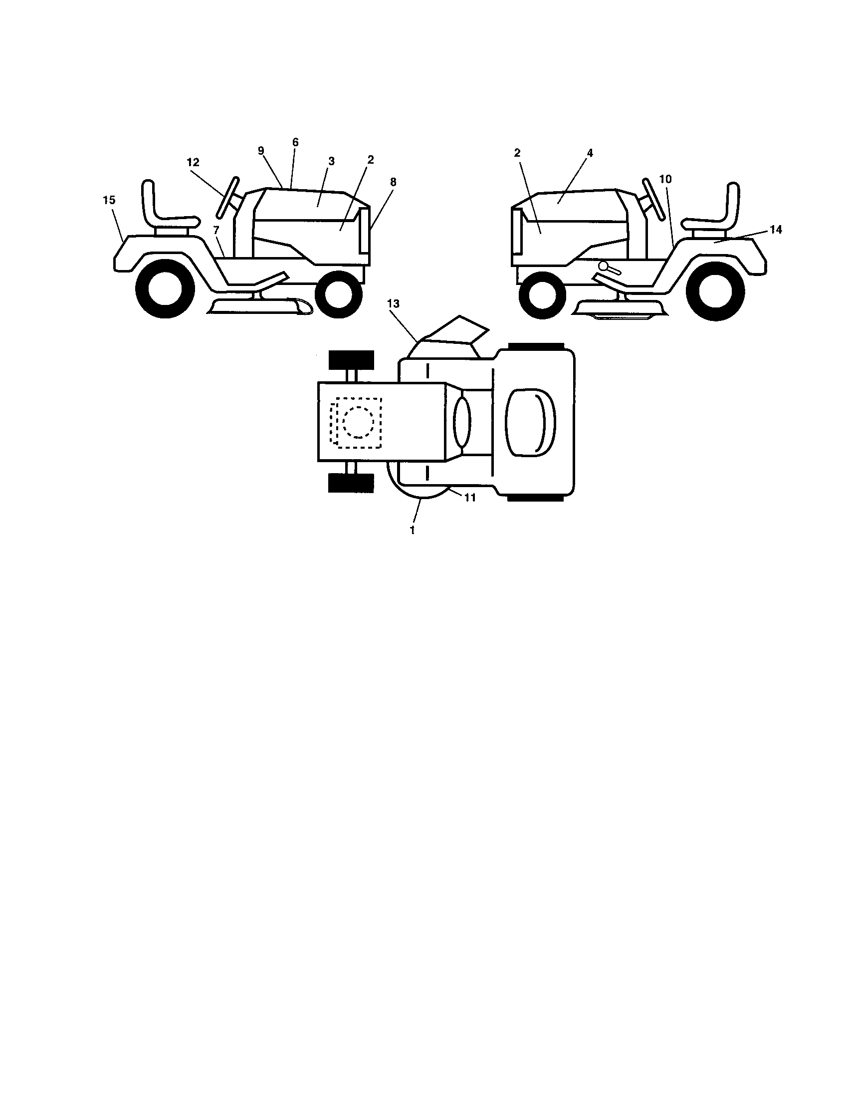 Husqvarna LO21H48E decals diagram