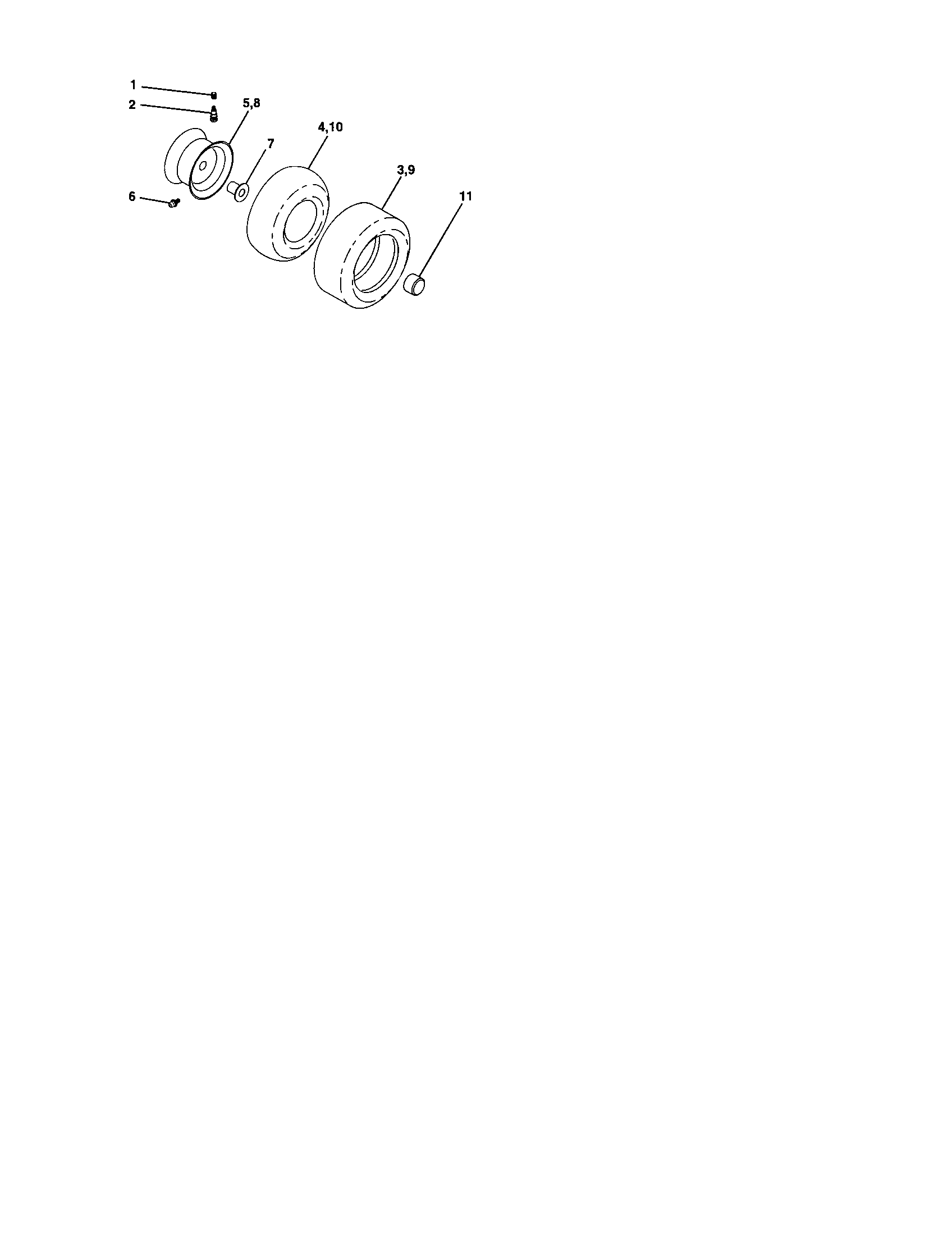 Husqvarna LO21H48E wheels and tires diagram