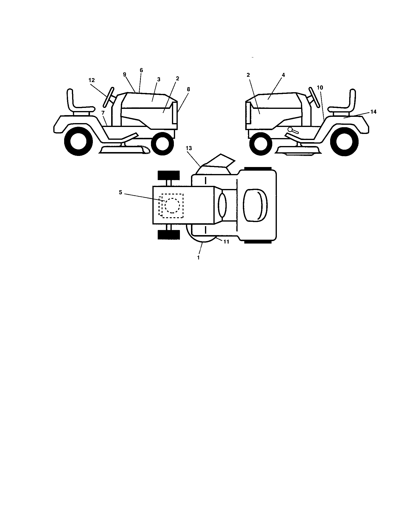 Husqvarna LO21H48H decals diagram