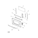 Fisher & Paykel OS301V1-88416 door outer assembly diagram