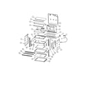 Fisher & Paykel OS301V1-88416 chassis assembly diagram