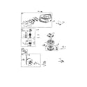 Craftsman 917273763 housing-blower/flywheel diagram