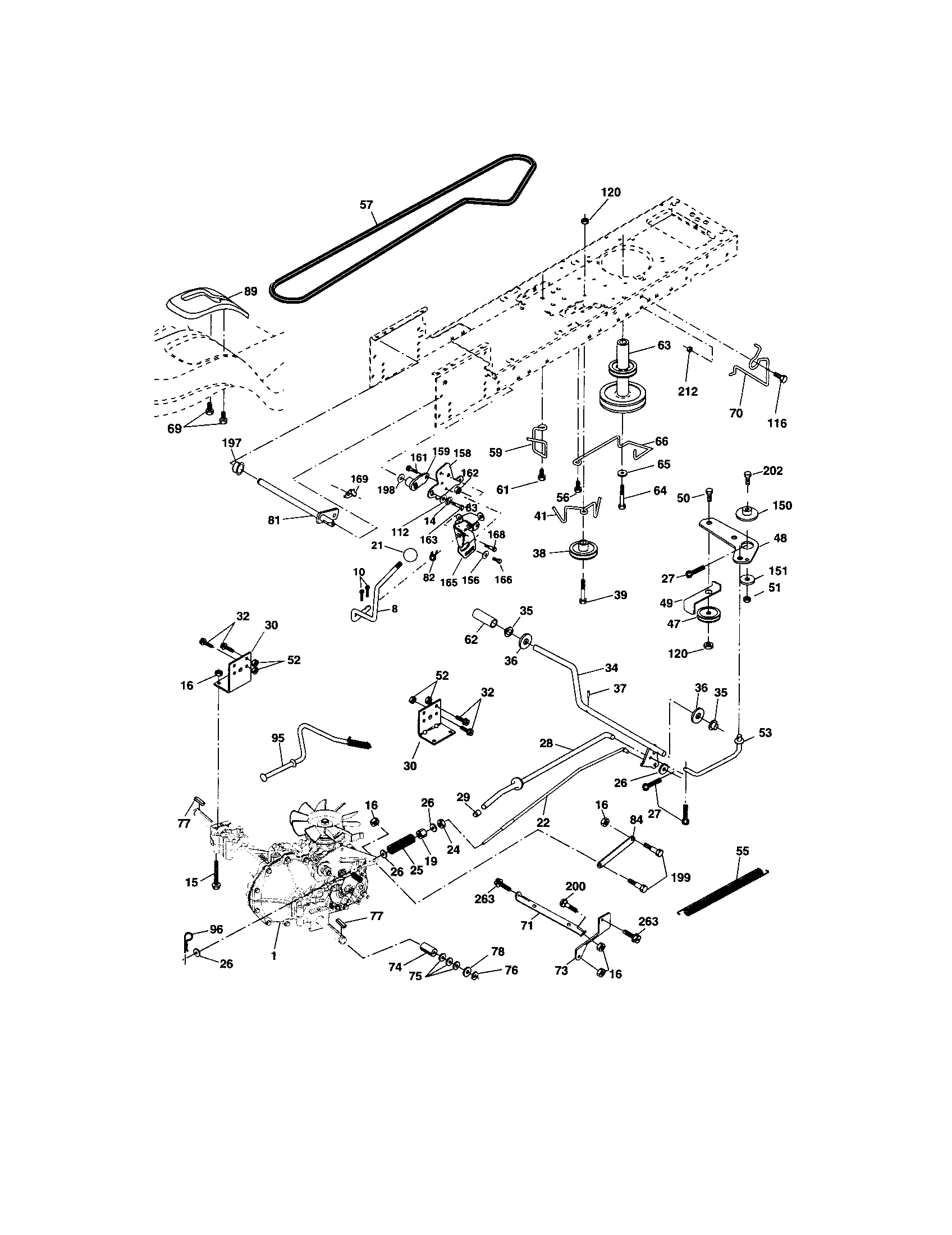 Craftsman 917273763 ground drive diagram