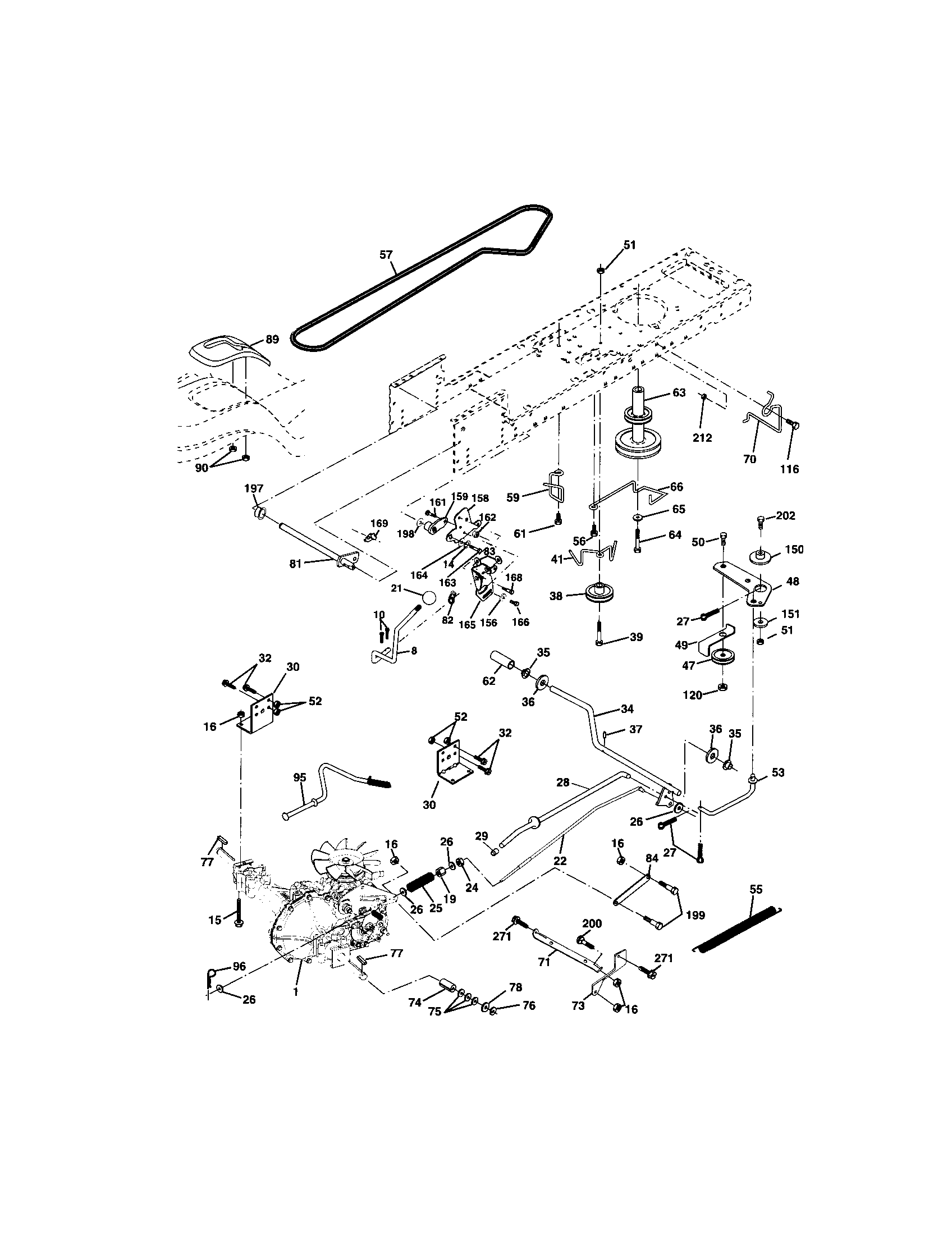 Craftsman 917273143 ground drive diagram