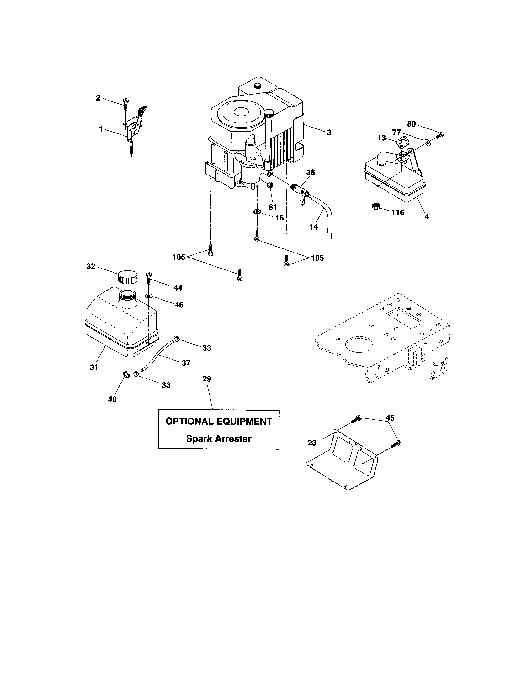 Craftsman 917273143 engine diagram