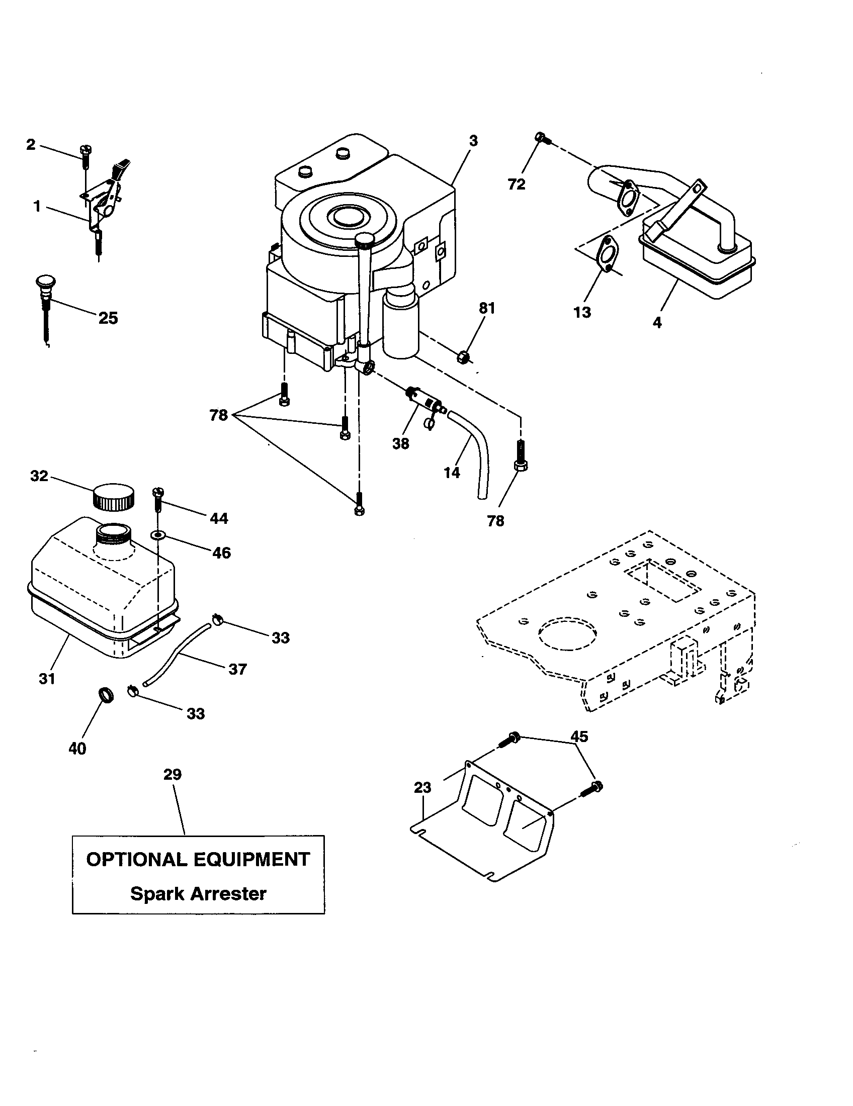 Craftsman 917277411 engine diagram