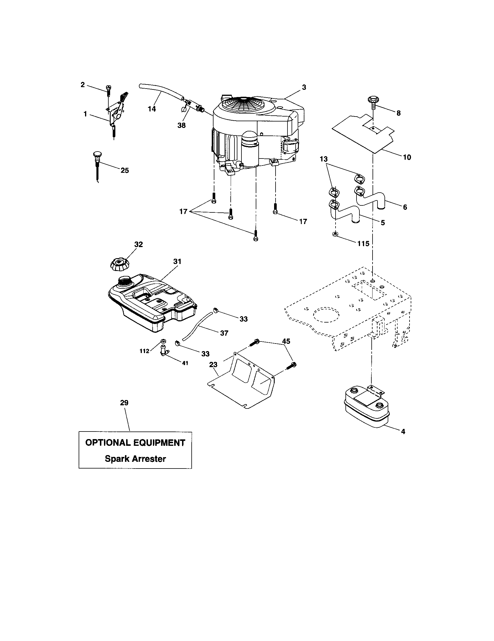 Craftsman 917273491 engine diagram