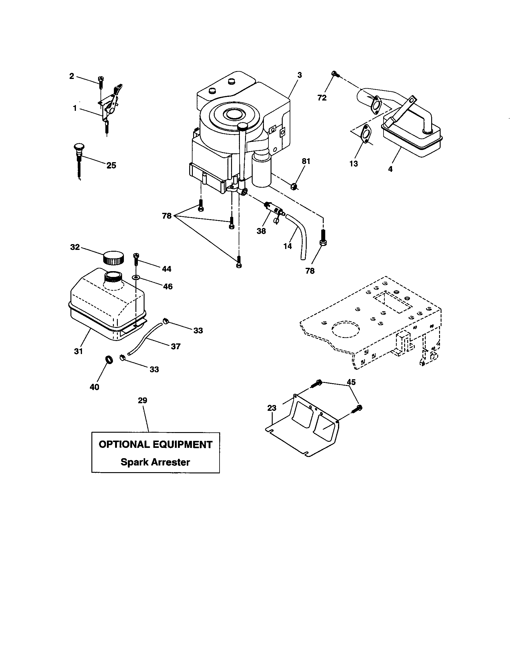 Craftsman 917278011 engine diagram