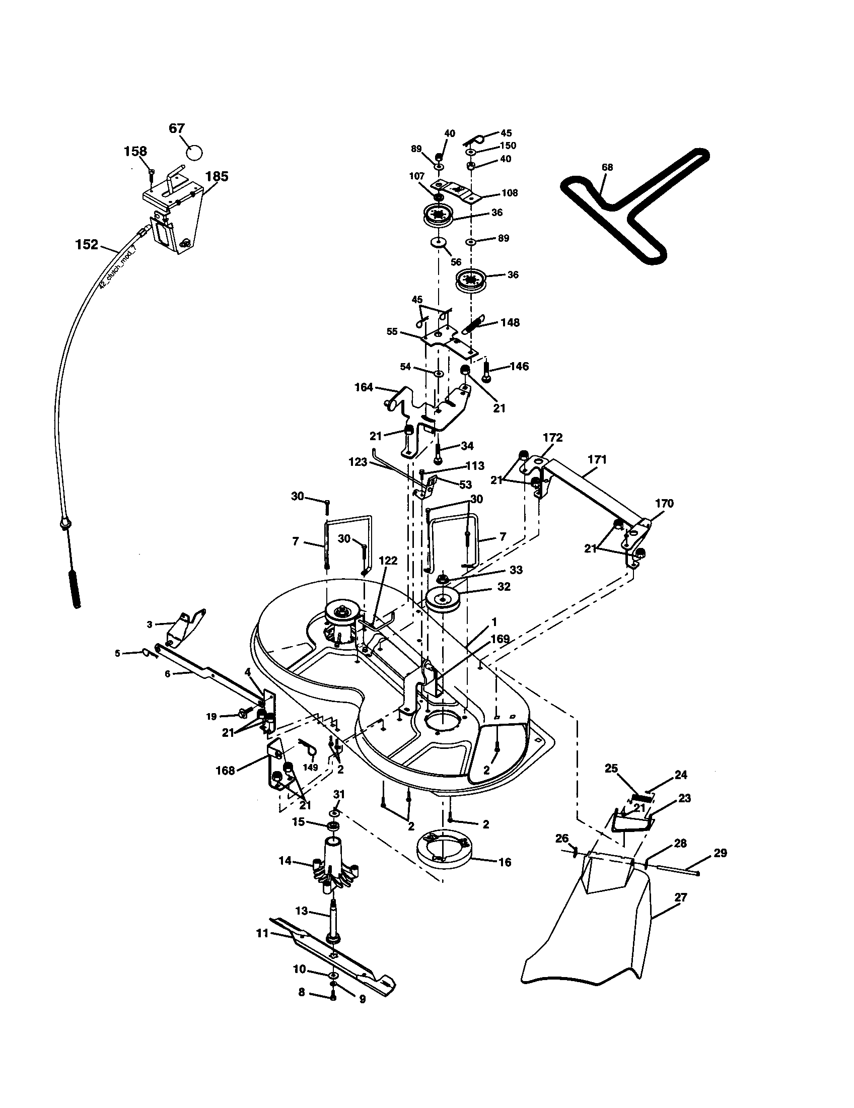 Craftsman 917278011 mower diagram
