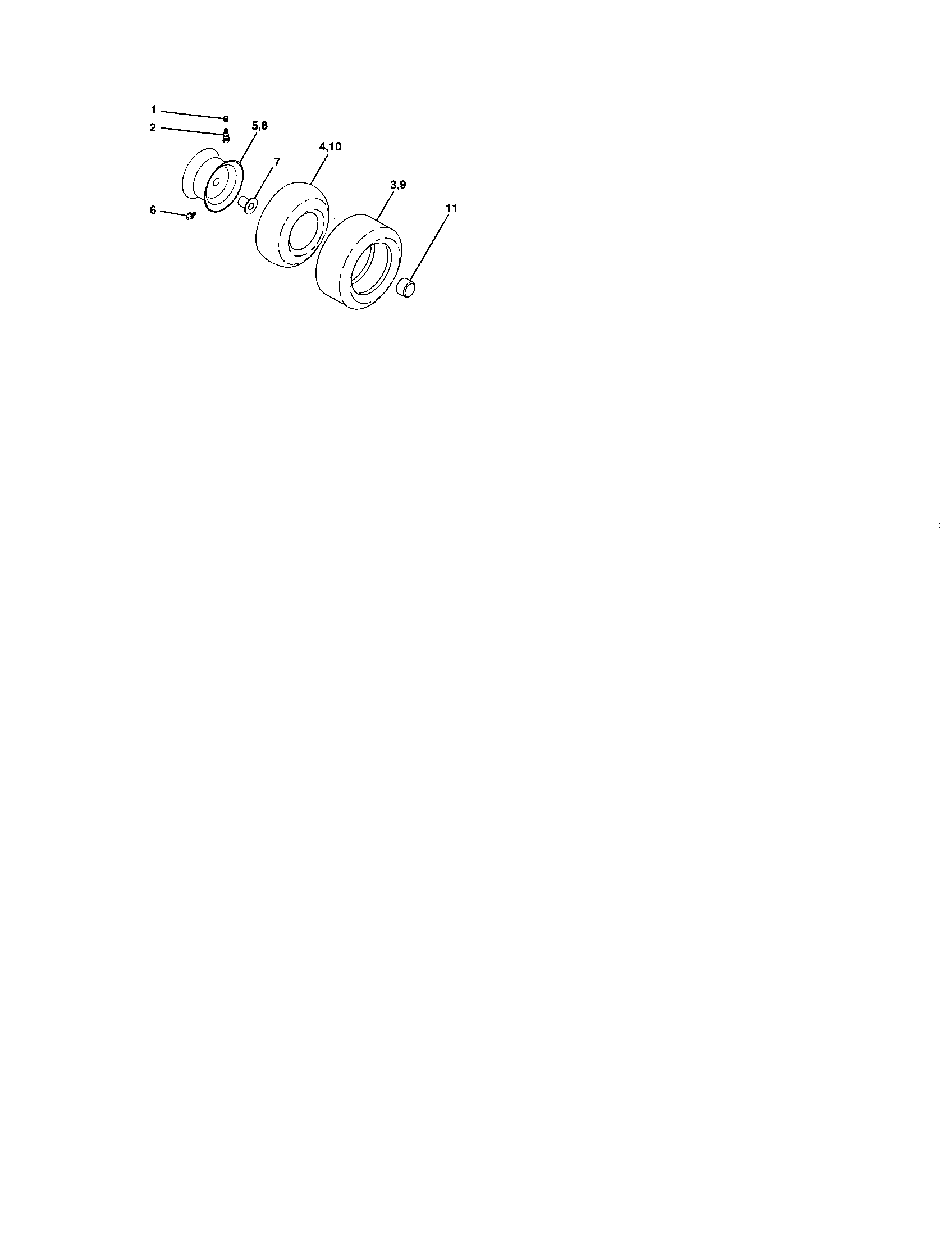 Craftsman 917273645 wheels and tires diagram