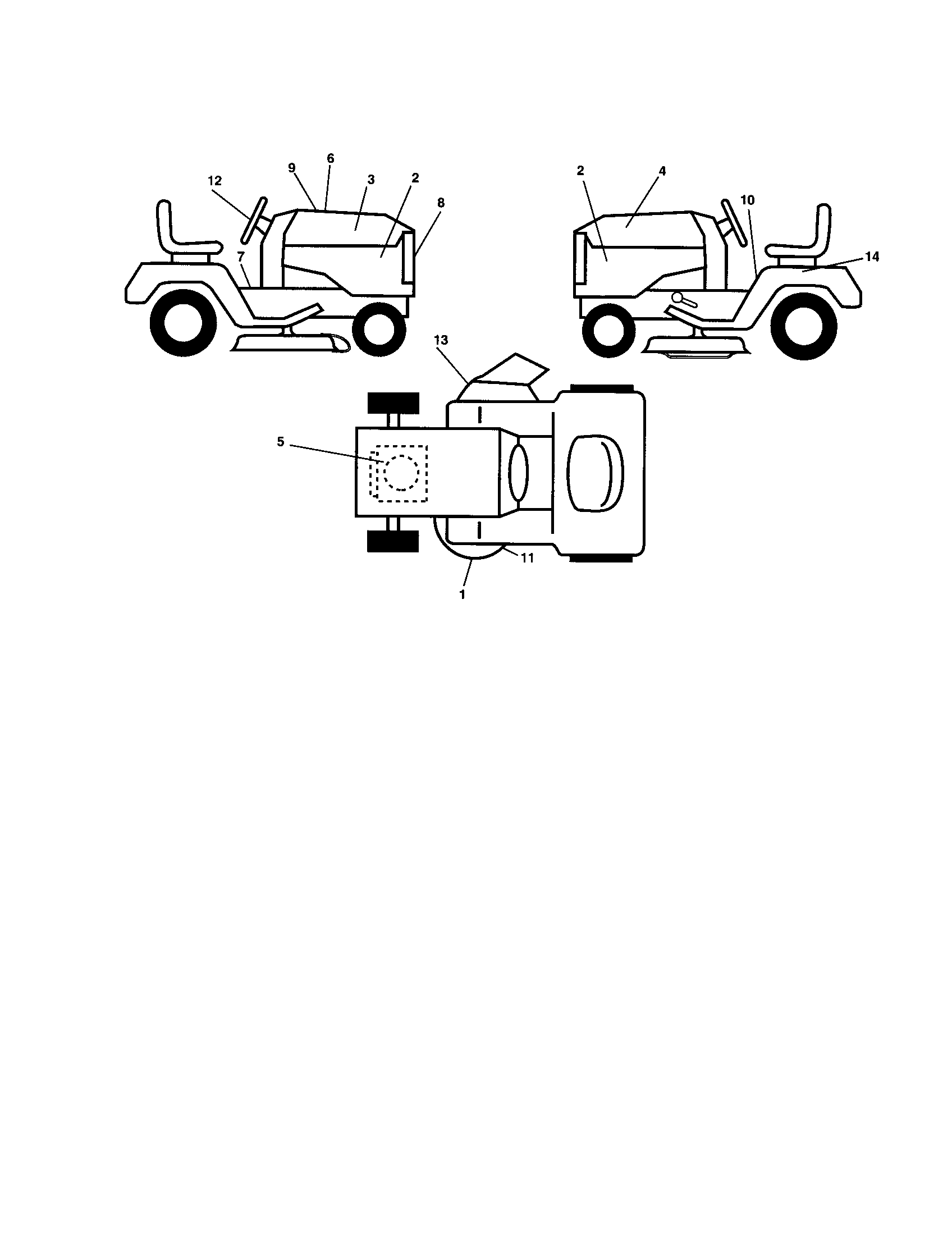 Husqvarna LO21H48J decals diagram
