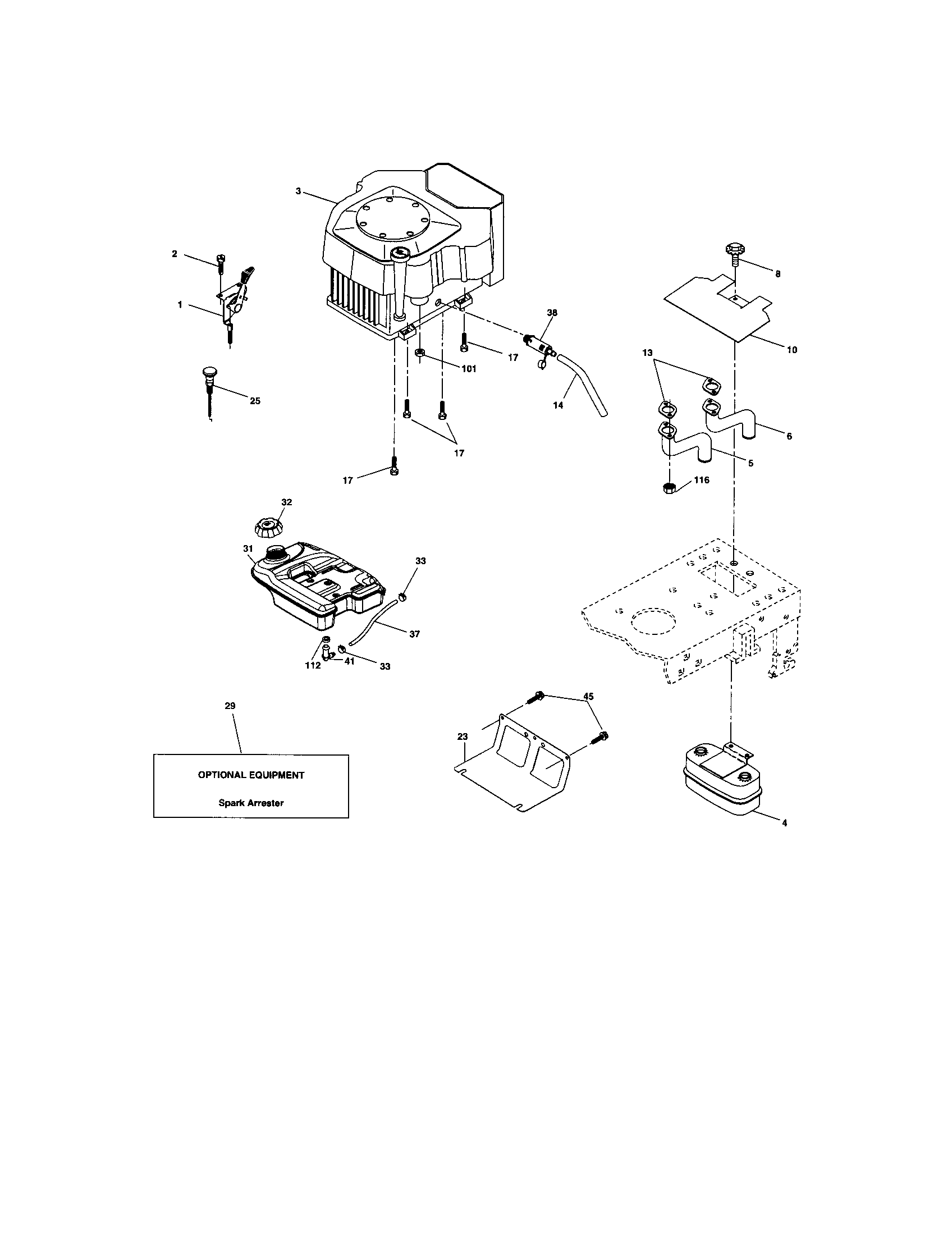 Craftsman 917273662 engine diagram