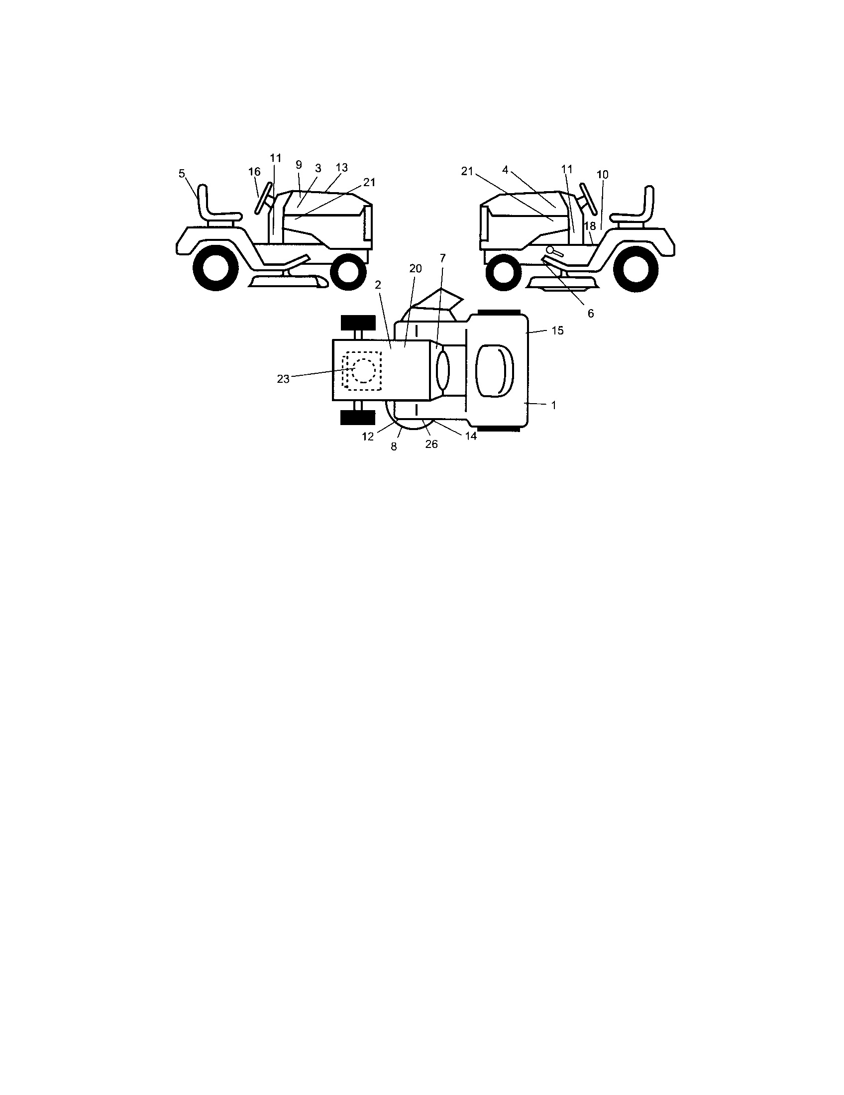 Craftsman 917273623 decals diagram