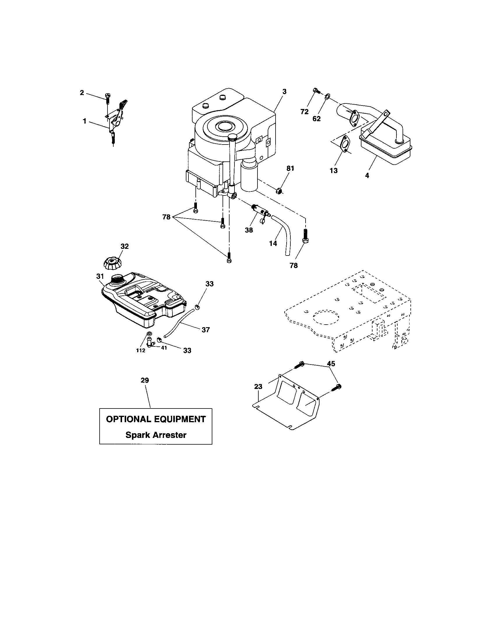 Craftsman 917273600 engine diagram