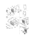Kenmore 59669272990 door assemblies diagram