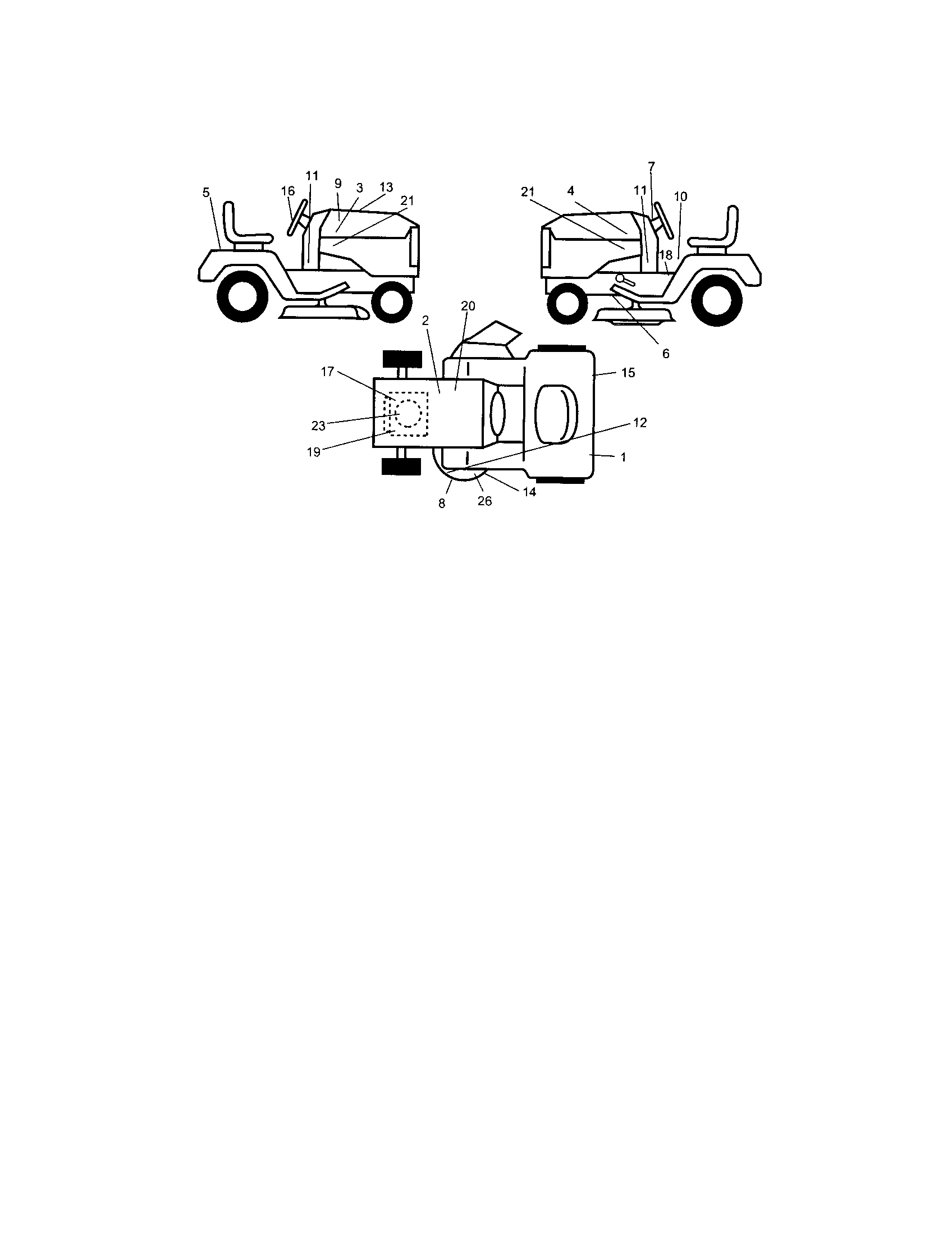 Craftsman 917273664 decals diagram