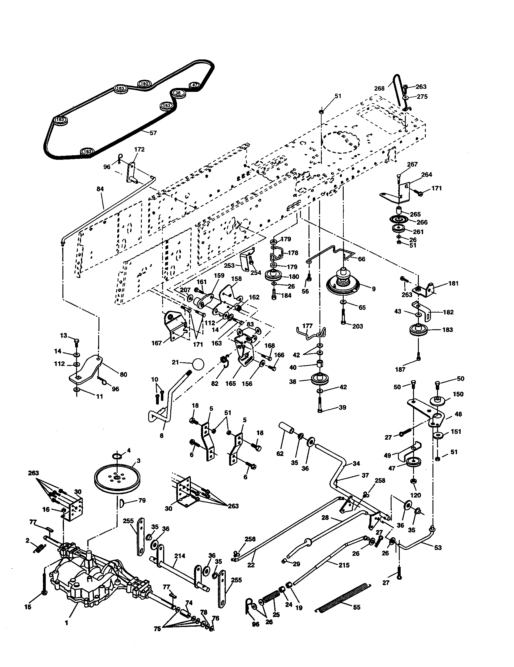 Craftsman 917277104 drive diagram
