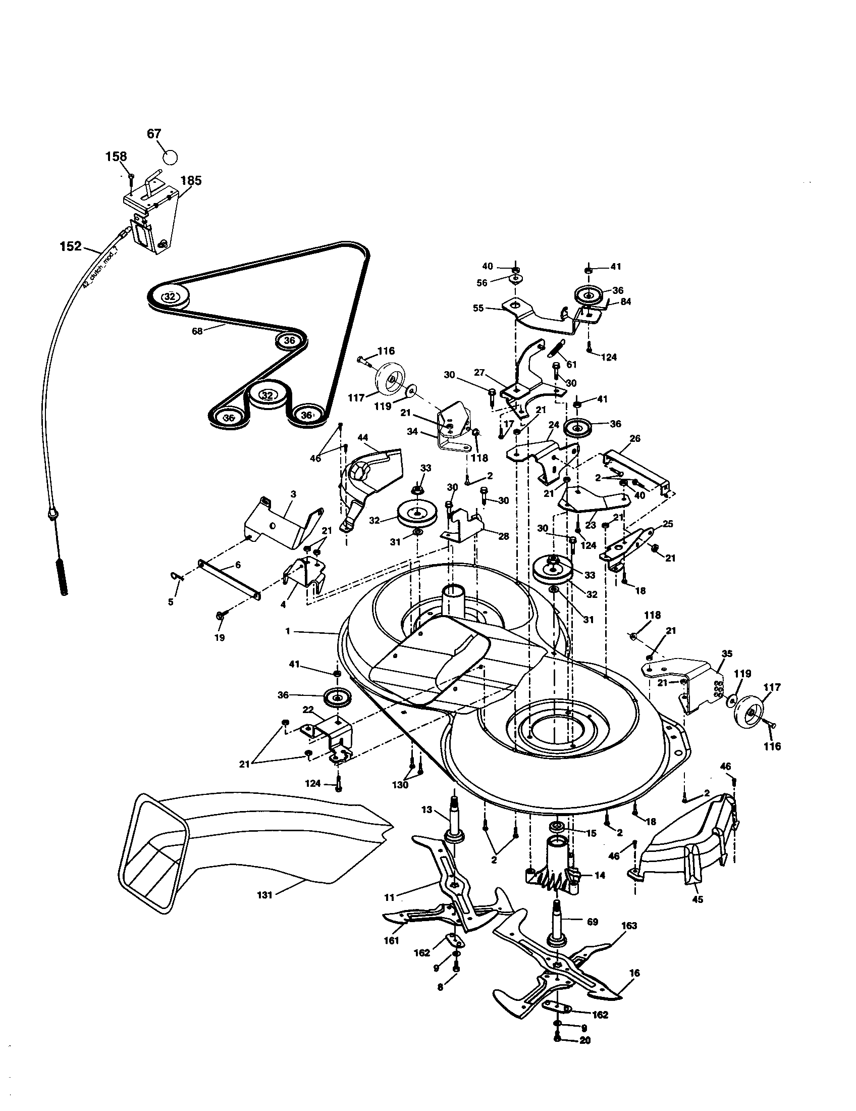 Craftsman 917277104 mower diagram