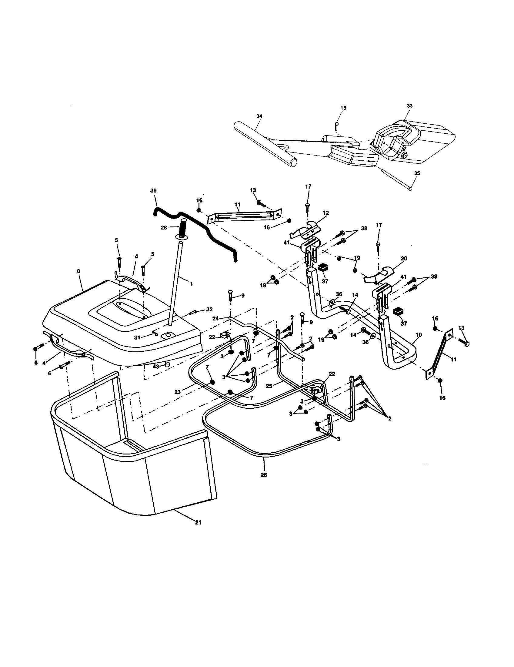 Craftsman 917277123 bagger diagram