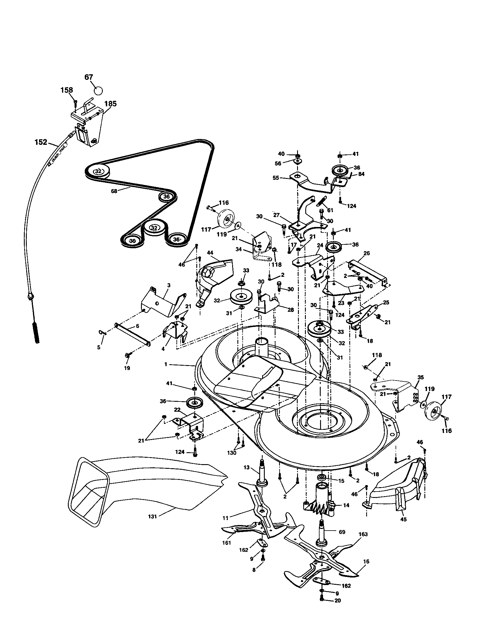 Companion 917278121 mower diagram