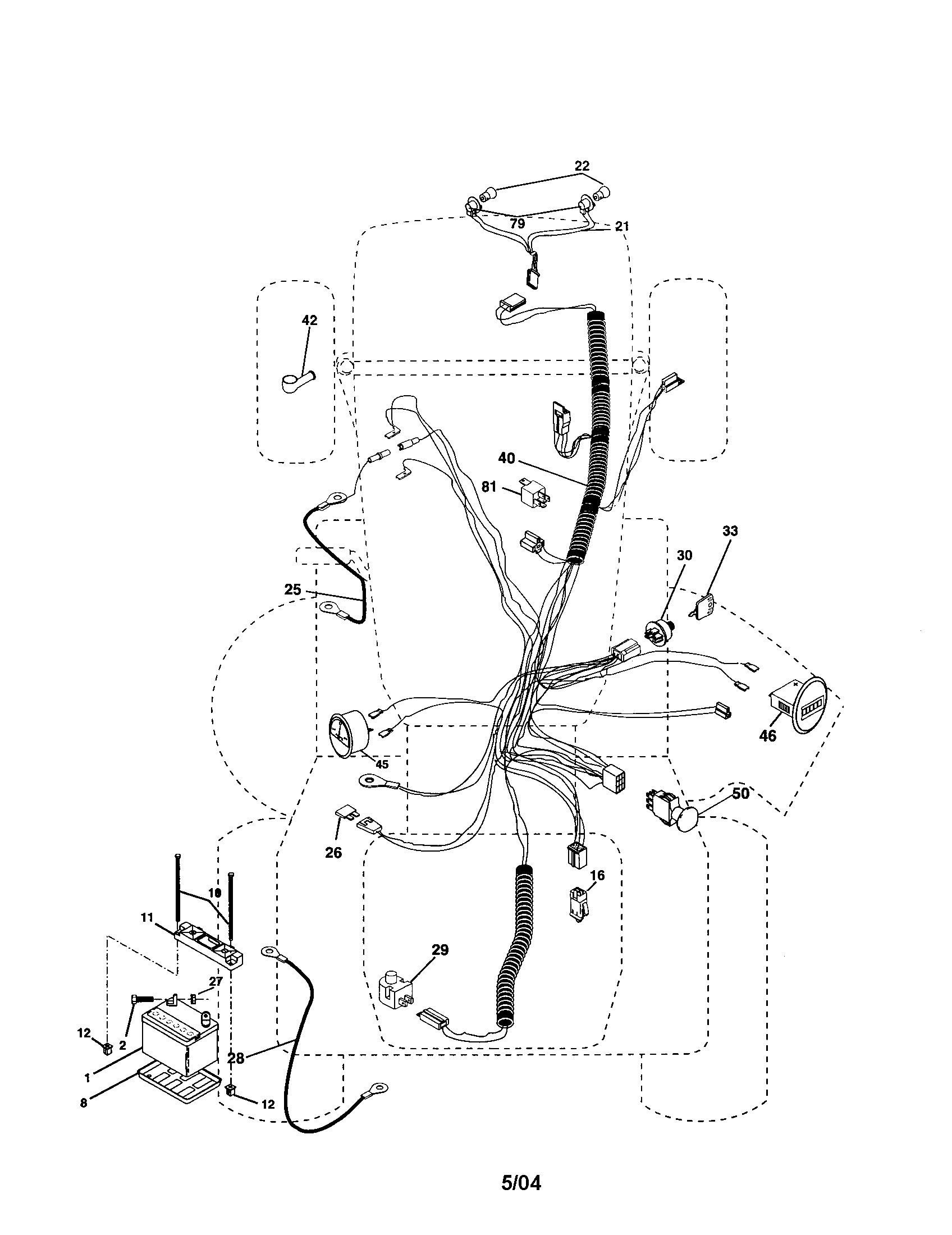 Husqvarna 917279040 electrical diagram